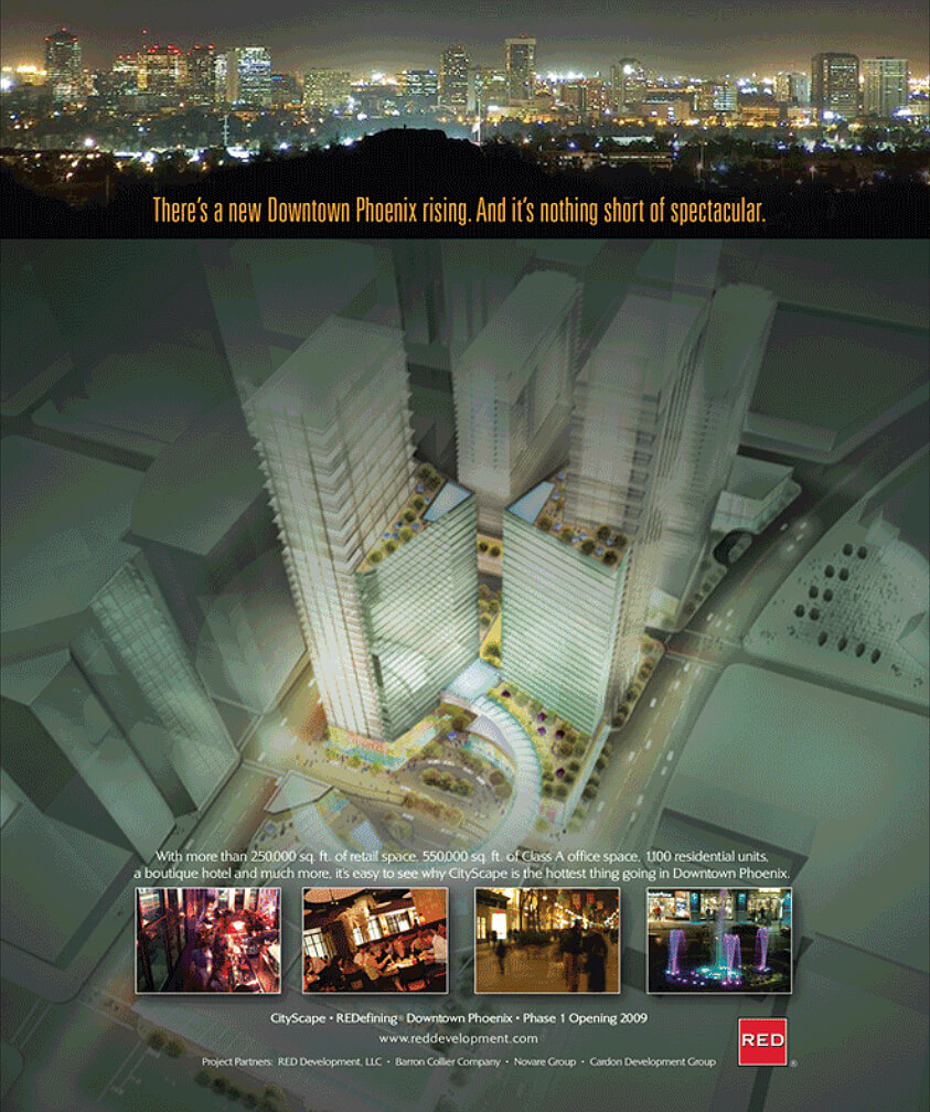 CityScape Book print ad