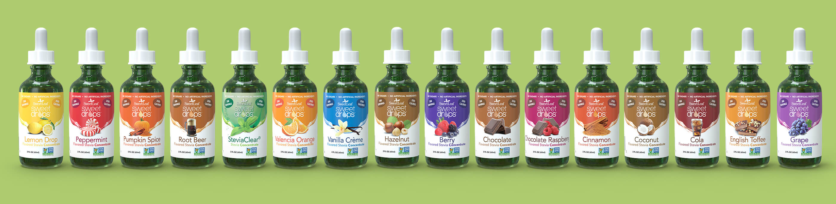 sweet drops product line package design image